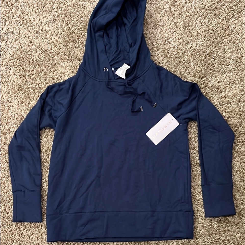 Danskin Women's Navy Blue Hoodie Sweater
